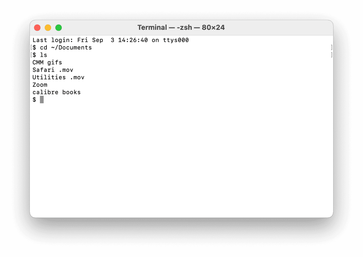 Utilisation des commandes Terminal sur Mac